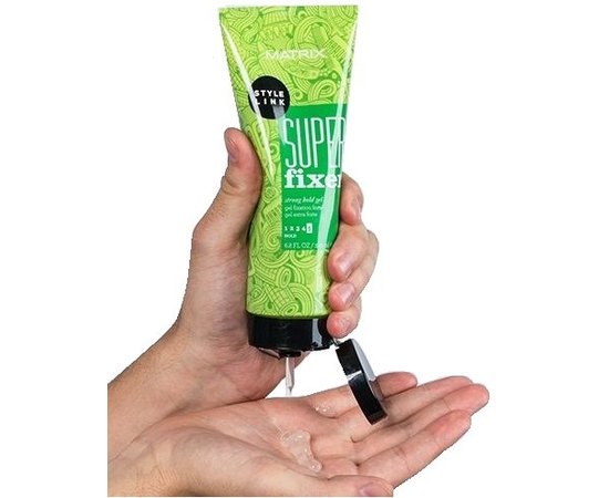 Гель для волос сильной фиксации  Matrix Style Link Super Fixer Gel, 200 ml, изображение 4