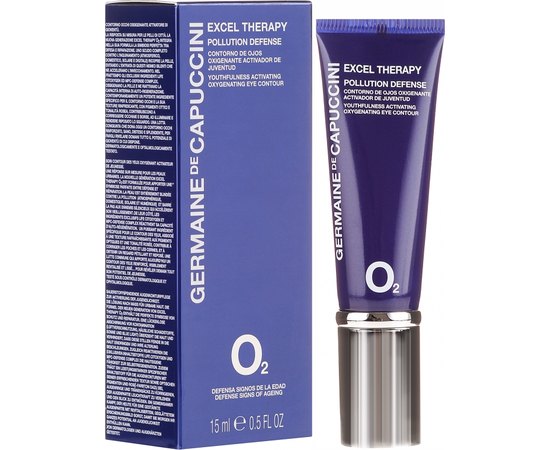 GERMAINE de CAPUCCINI Excel Therapy O2 Pollution Defence Youth.Activating Oxygenating Eye Cream Крем для повік кислородний, 15 мл, фото _ab__is.image_number.default