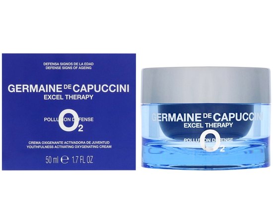 GERMAINE de CAPUCCINI Excel Therapy O2 Pollution Defence Youth.Activating Oxygenating Cream Крем кислородний відновлюючий, 50 мл, фото _ab__is.image_number.default