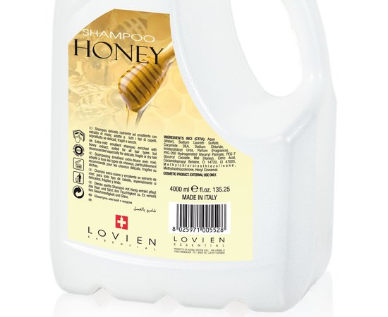 Медовый шампунь для волос Lovien Essential Honey Shampoo, 4000 ml, изображение 2