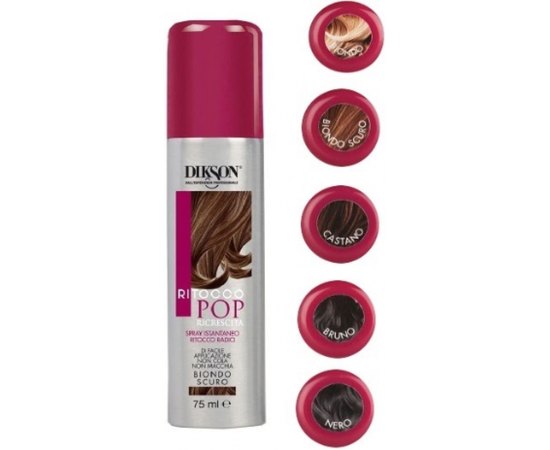 Спрей для быстрого окрашивания корней Dikson Pop Ritocco, 75 ml, изображение 3