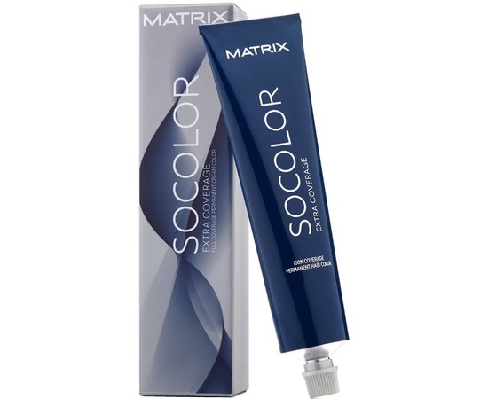 Стойкая крем-краска 100 % закрашивание седины Matrix Socolor Extra Coverage, 90 ml, изображение 6