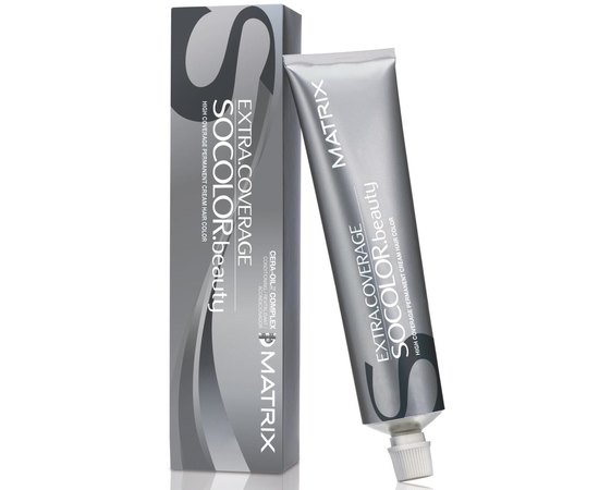 Стойкая крем-краска 100 % закрашивание седины Matrix Socolor Extra Coverage, 90 ml, изображение 9