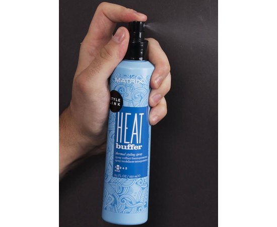 Термозащитный спрей для волос Matrix Style Link Heat Buffer Thermal Spray, 250 ml, изображение 6
