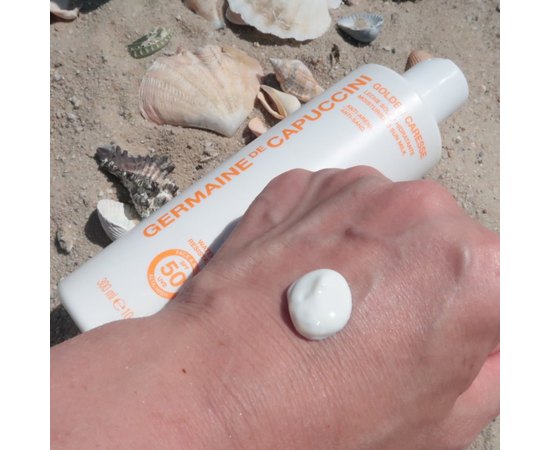 Увлажняющее молочко SPF50 Germaine de Capuccini Golden Caresse Moisturising Sun Milk, 300 ml, изображение 4