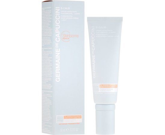 Увлажняющий крем с комплексом ScinBiomRepair легкий Germaine de Capuccini B-Calm Fundamental Moisturising Cream Light, 50 ml, изображение 3