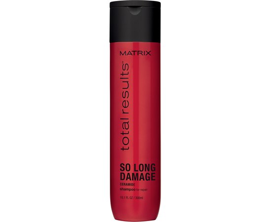 Восстанавливающий шампунь с керамидами Matrix Total Results So Long Damage Shampoo, 300 ml, изображение 2 Восстанавливающий шампунь с керамидами Matrix Total Results So Long Damage Shampoo, 300 ml, изображение 2