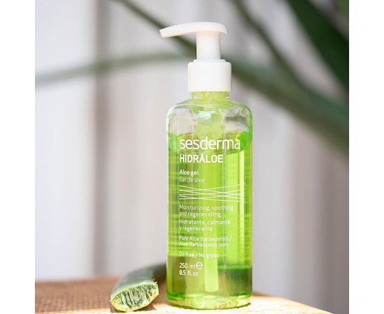 Гель для лица и тела Sesderma Hidraloe Aloe Gel, 250 ml + 250 ml, изображение 7