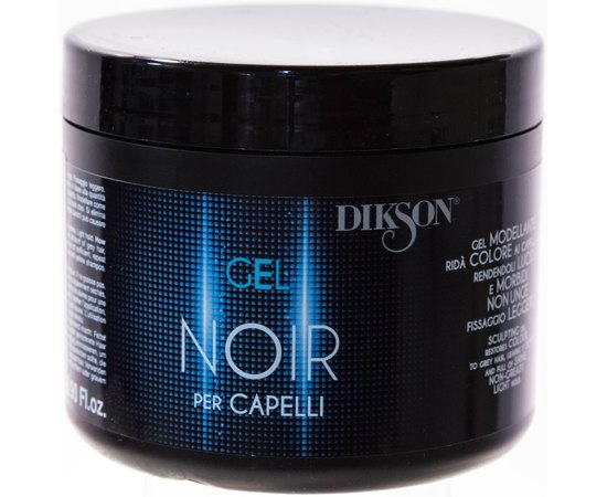 Гель для моделювання та тонування сивого волосся Dikson Noir Gel Per Capelli, 500 ml, фото 