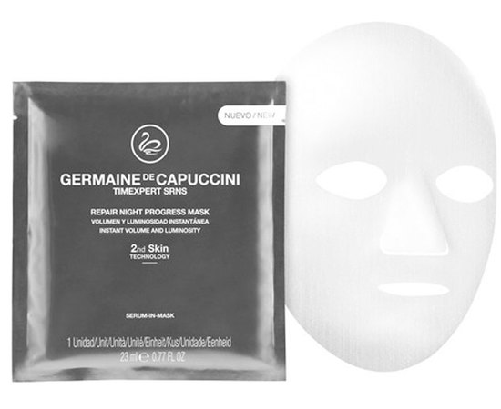 Маска восстанавливающая для лица Germaine de Capuccini Timexpert SRNS Repair Night Progress Mask, 2 шт, изображение 4