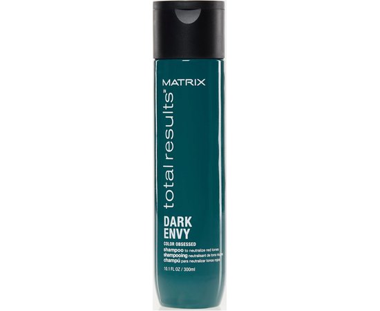 Шампунь для нейтрализации красных оттенков на темных тонах волос Matrix Dark Envy Shampoo, 300 ml, изображение 5