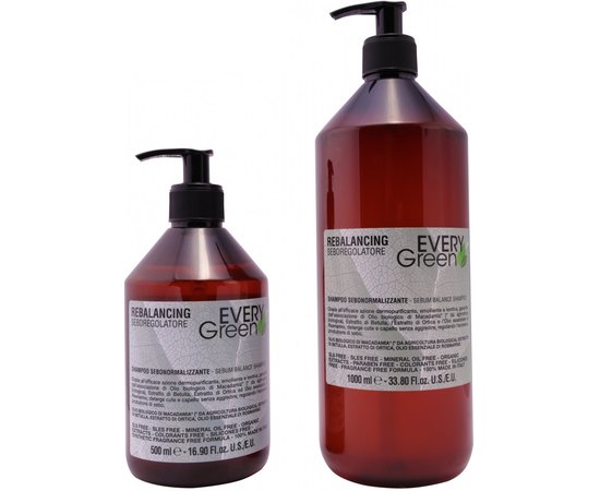 Шампунь себорегулятор Dikson Every Green Rebalancing Seboregulytor Shampoo, изображение 3