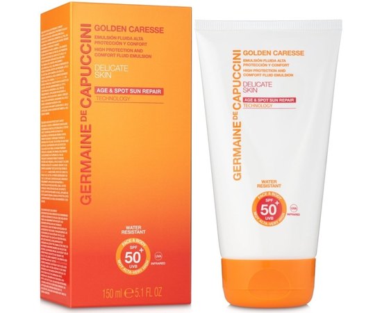Солнцезащитная эмульсия SPF50 Germaine de Capuccini High Protection and Comfort Fluid Emulsion, 150 ml, изображение 3