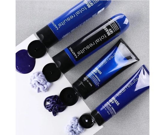 Matrix Total Results Brass Off Blonde Threesome Cream Крем-догляд для глибокого живлення та термозахисту волосся, 150 мл, фото _ab__is.image_number.default