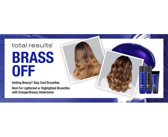 Matrix Total Results Brass Off Blonde Threesome Cream Крем-догляд для глибокого живлення та термозахисту волосся, 150 мл, фото _ab__is.image_number.default