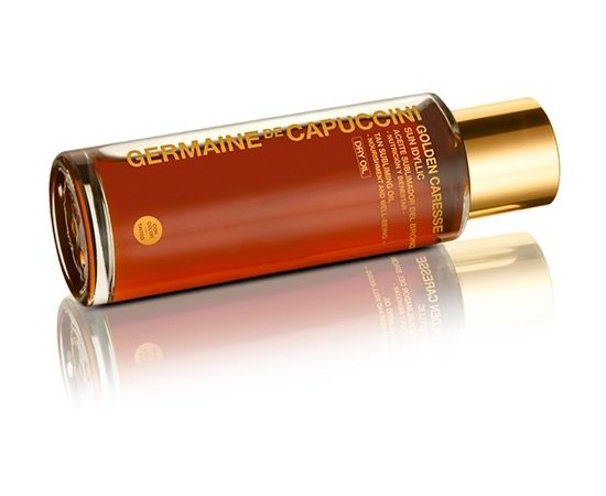 Сухое масло для поддержания идеального загара Germaine de Capuccini Golden Caresse Sun Idyllic Tan Subliming Oil, 100 ml, изображение 2 Сухое масло для поддержания идеального загара Germaine de Capuccini Golden Caresse Sun Idyllic Tan Subliming Oil, 100 ml, изображение 2
