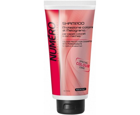 Шампунь для защиты цвета волос с экстрактом граната Brelil Numero ColourShampoo.