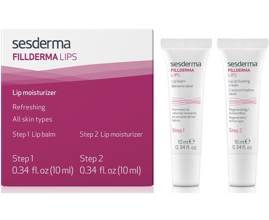 Бальзам для увеличения объема губ Sesderma Fillderma Lips Lip Volumizer, 2x6 ml, изображение 4