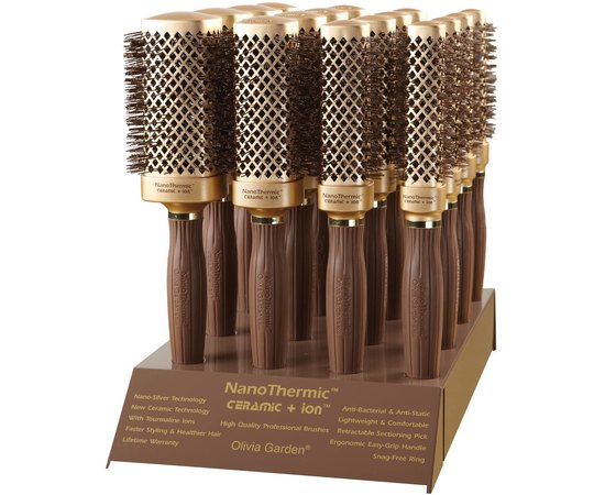Брашинг для волос Olivia Garden Nano Thermic Shaper, изображение 4