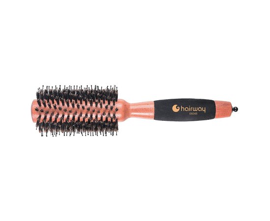Брашинг для волос сплошной с натуральной V-образной 100 % кабаньей щетиной HairWay, изображение 2
