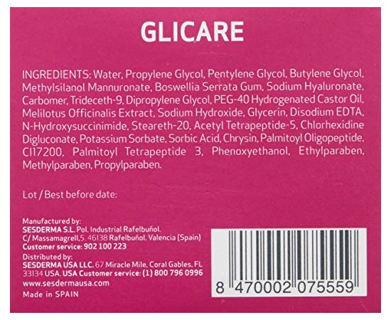 Гель для контура глаз и губ Sesderma Glicare Eye and Lip Contour Gel, 30 ml, изображение 4 Гель для контура глаз и губ Sesderma Glicare Eye and Lip Contour Gel, 30 ml, изображение 4