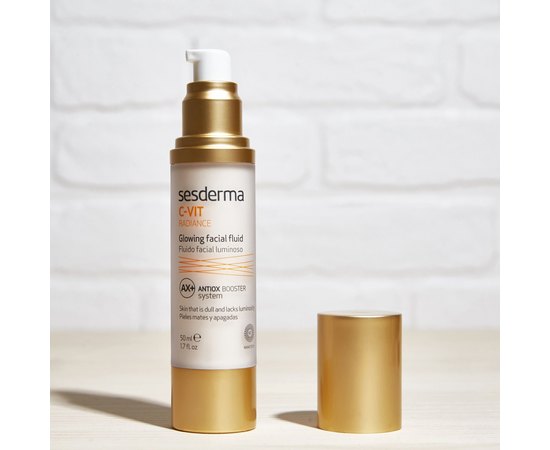 Крем для лица Сияющий флюид Sesderma C-Vit Radiance! Glowing Fluid, 50 ml, изображение 5