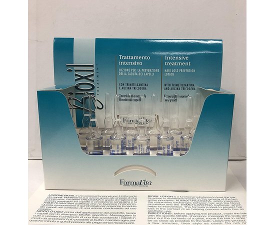 Лосьон в ампулах против выпадения волос Farmavita.