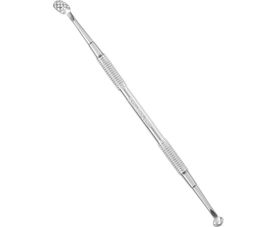 Ложка косметологічна двостороння, Уно + прямокутна шумівка 15 отворів Staleks Pro 20 Type 1, фото _ab__is.image_number.default