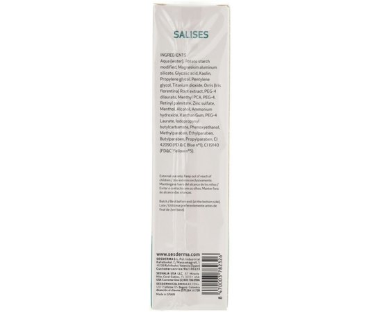 Маска для очищения комедонов Sesderma Salises Astringent Mask, 75 ml, изображение 3