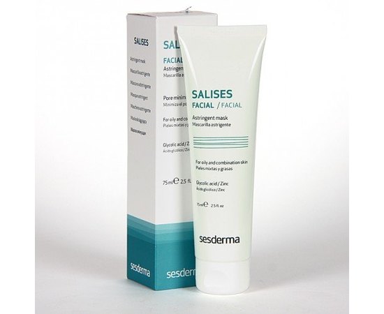 Маска для очищения комедонов Sesderma Salises Astringent Mask, 75 ml, изображение 4