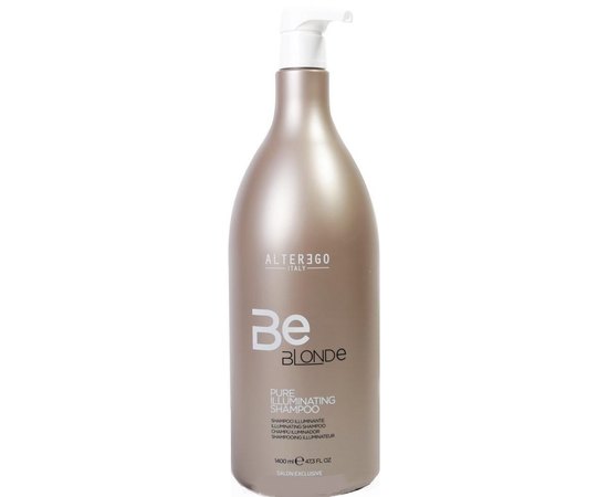 Шампунь очищаючий ілюмінуючий Alter Ego Be Blonde Pure Illuminating Shampoo, 1400 ml, фото 