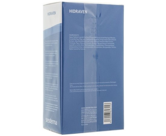 Пенящийся гель для умывания лица и тела Sesderma Hidraven Foamy Soapless Cream, 300 ml, изображение 4