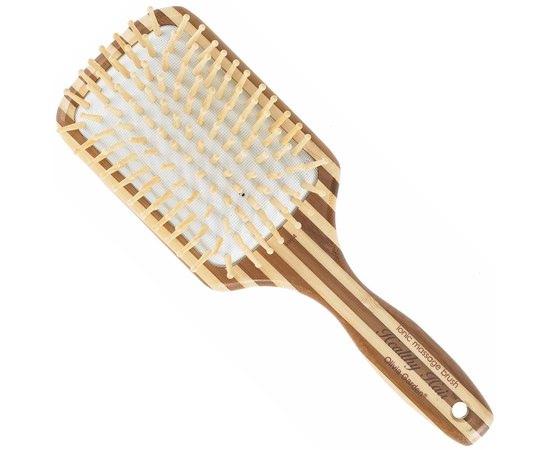 Щетка для волос массажная бамбуковая большая Olivia Garden Healthy Hair Large Paddle