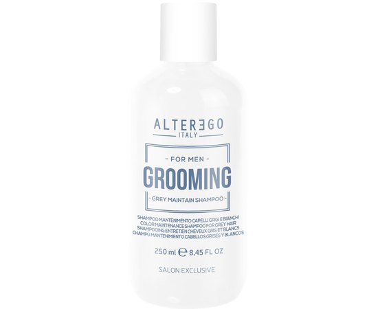 Шампунь для мужской седины Alter Ego Grooming Grey Maintain Shampoo.