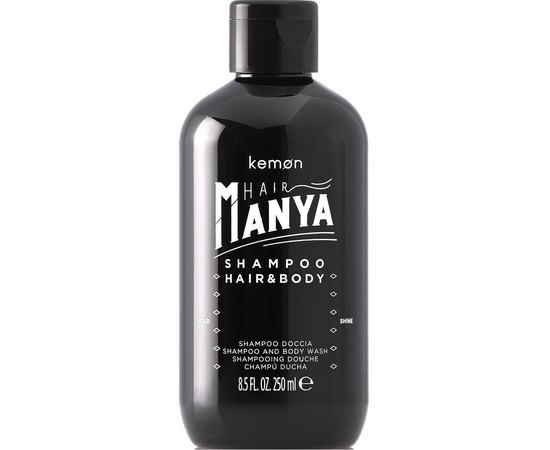 Kemon Hair Manya Hair & Body Wash Шампунь-гель для душу, 250 мл, фото 