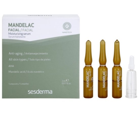Sesderma Mandelac Serum (Ampoules) Сироватка з мигдальною кислотою, 5 шт х 2 мл, фото _ab__is.image_number.default