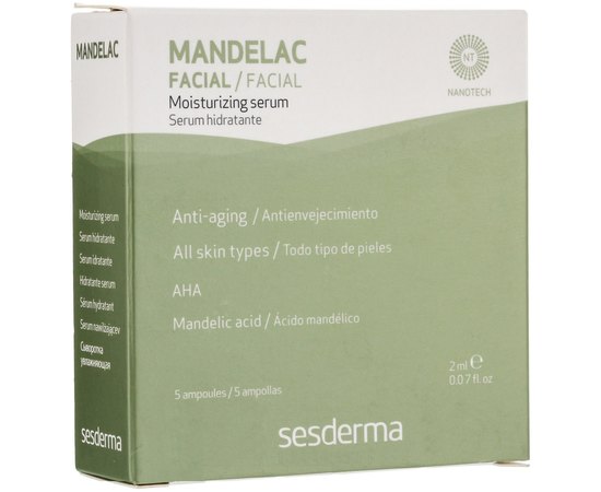 Sesderma Mandelac Serum (Ampoules) Сироватка з мигдальною кислотою, 5 шт х 2 мл, фото 