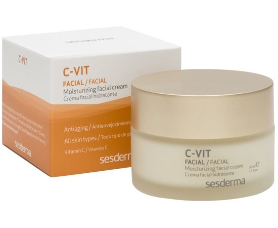 Sesderma C-VIT Moisturizing Face Cream Зволожуючий крем проти зморшок, 50 мл, фото _ab__is.image_number.default