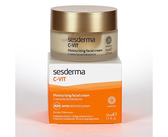 Sesderma C-VIT Moisturizing Face Cream Зволожуючий крем проти зморшок, 50 мл, фото _ab__is.image_number.default
