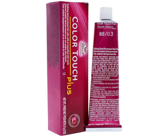 Безаммиачная краска для волос Wella Professionals Color Touch Plus, 60 ml, изображение 4
