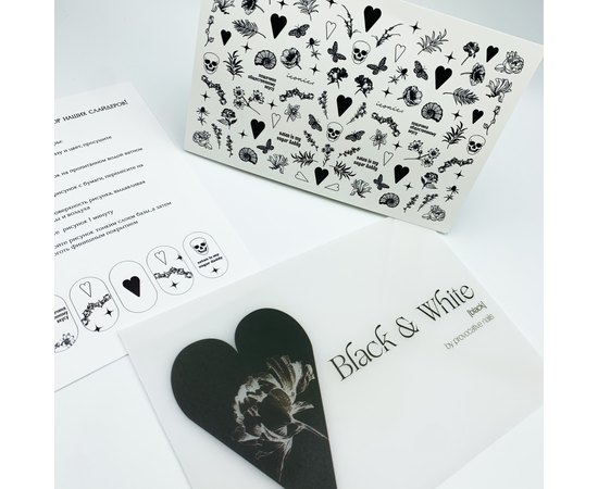 Слайдеры by provocative nails - Black & White [Black], изображение 4