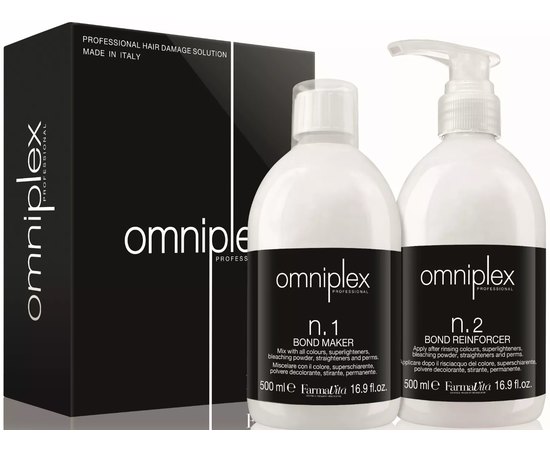 Комплекс для реконструкции и защиты волос Farmavita Salon Kit.