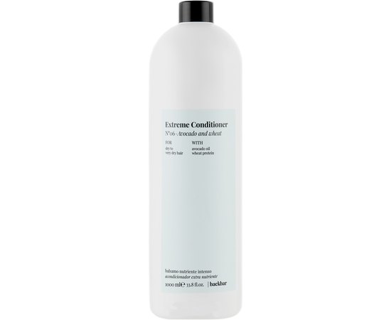 Кондиционер для сухих волос Масло авокадо и пшеницы FarmaVita Back Bar Extreme Conditioner.