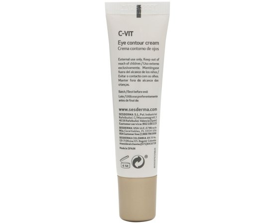 Sesderma C-Vit Eye Contour Cream Крем для контуру очей, 15 мл, фото _ab__is.image_number.default