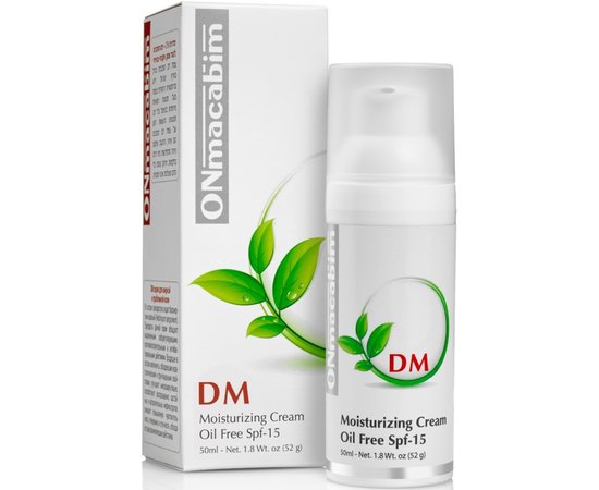 Крем зволожуючий для жирної шкіри SPF15 OnMacabim DM Moisturizing Cream Oil Free SPF 15, фото _ab__is.image_number.default