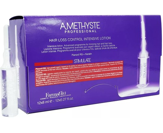 Лосьон для стимуляции роста волос Farmavita Amethyste Stimulate Lotion.