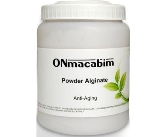 Маска альгинатная Антивозрастная OnMacabim Algae Mask  Anti Aging Powder Alginate, 1000 ml