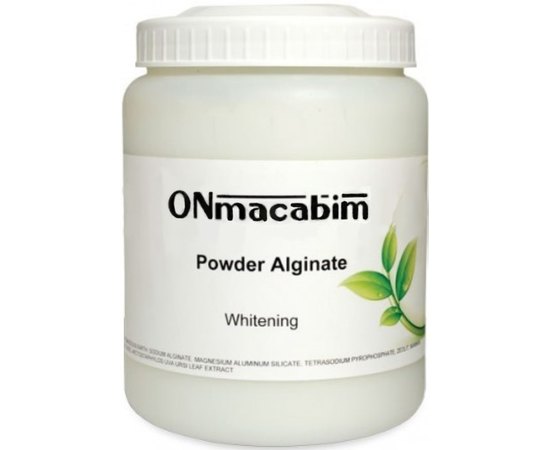 Маска альгінатна Відбілювальна OnMacabim Algae Mask Whitening Powder Alginate 1000 ml, фото 