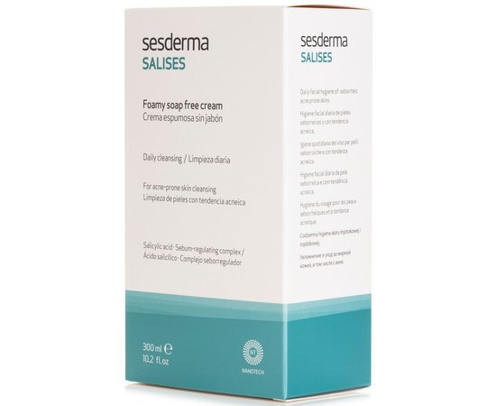 Sesderma Salises Foamy Soapless Cream Пінливий крем для вмивання, 300 мл, фото _ab__is.image_number.default