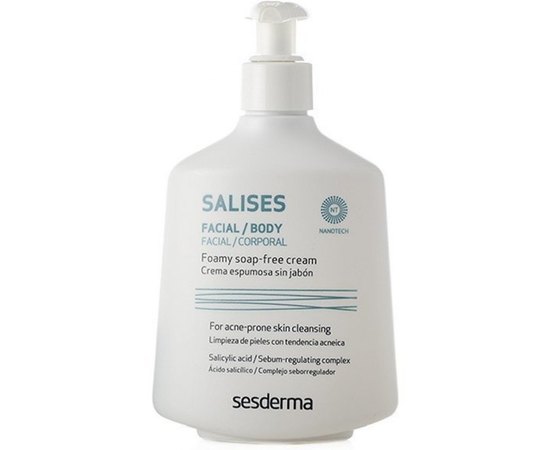 Sesderma Salises Foamy Soapless Cream Пінливий крем для вмивання, 300 мл, фото _ab__is.image_number.default